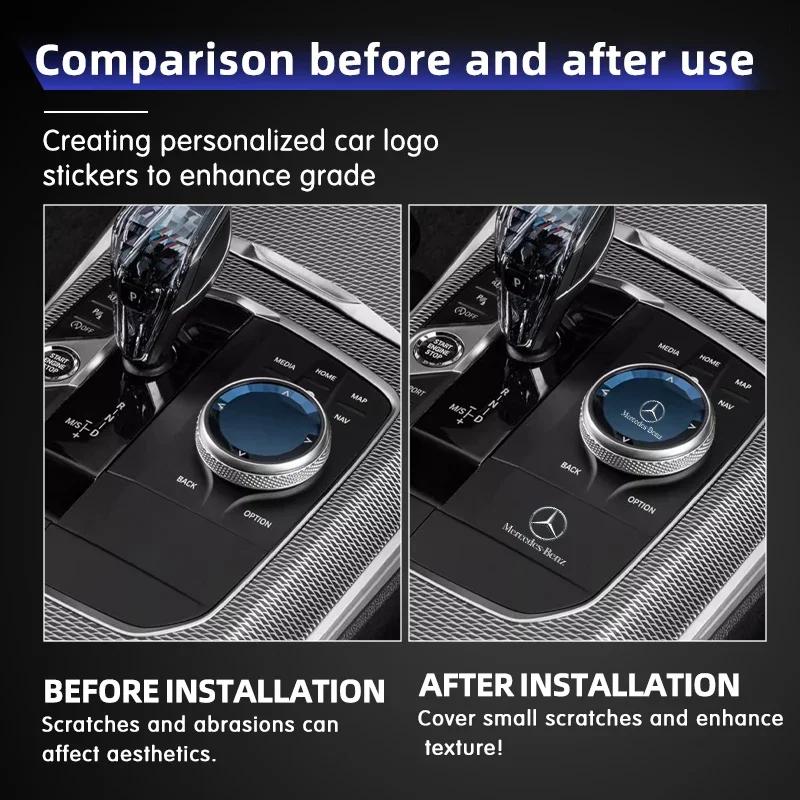 emblem Auto Decor Decals Car Window Wiper Stickers for MERCEDES BENZ AMG W203 W204 W205 W209 W210 W211 W212 W176 W166 W163 W221 OX6