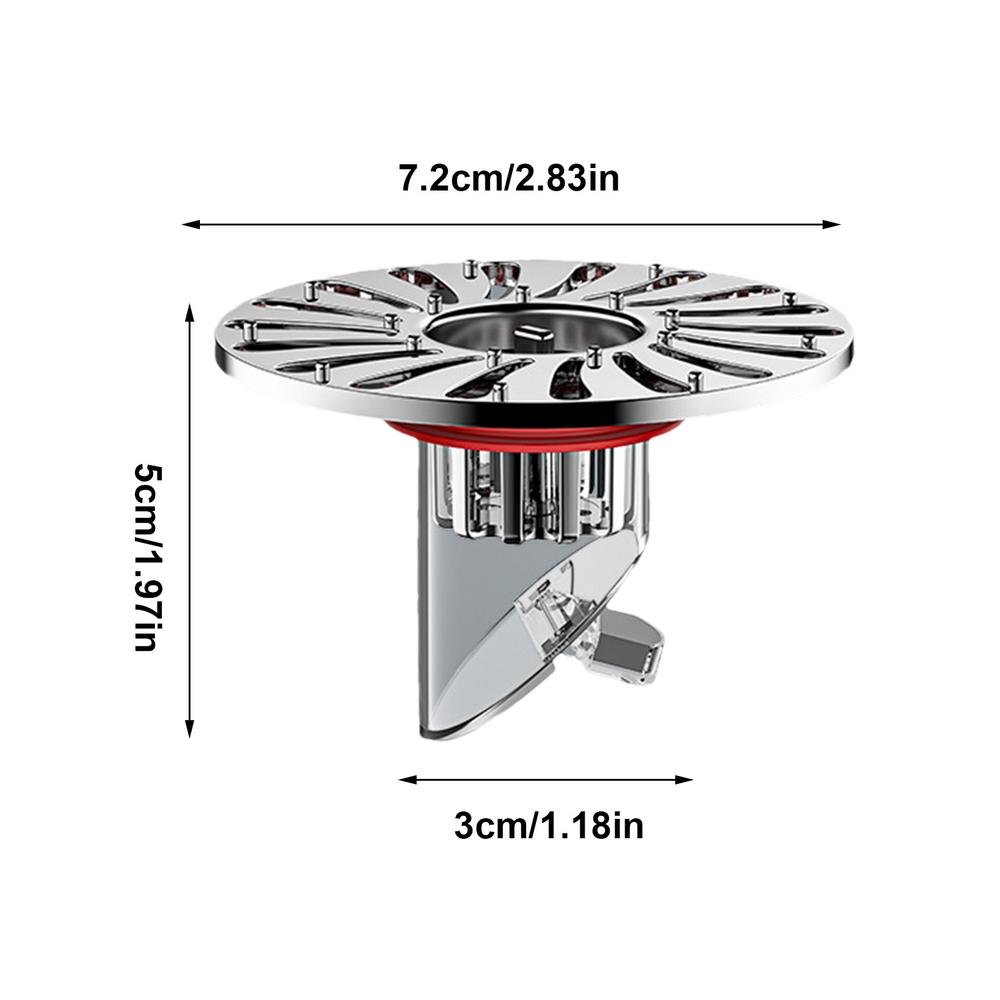 Bathroom Drain Strainer Filter Drain Cover Plug Bathroom Drain Stopper Sink Plugs Hair Catcher Odor Filter For Bathroom Shower