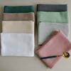 Absorbent Square Cotton Kitchen Towel  Textured Dish Drying Cloth For Home Dining Use