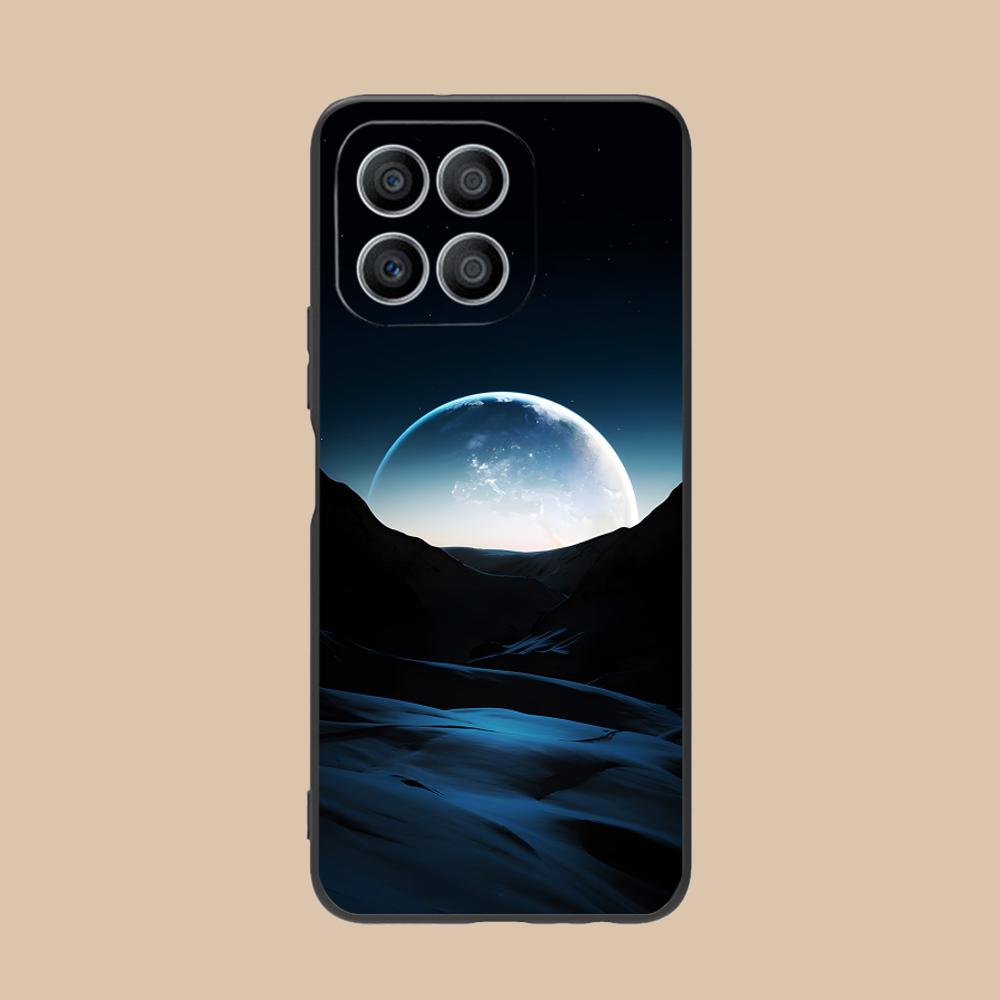 Moon Aesthetic Mobile Phone Case for Honor 90 80 70 60 50 30 20 10 9 8 7 Pro S SE Lite 5G Colorful Printing Cover Luxury Cover