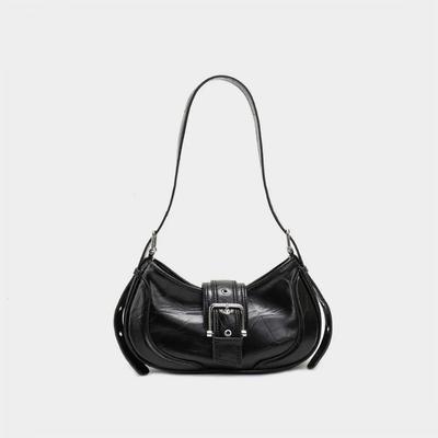 Letní Retro Hot Girl Podpažní Taška Niche Jednoramenní Crossbody Taška Módní Motorkářská Taška
