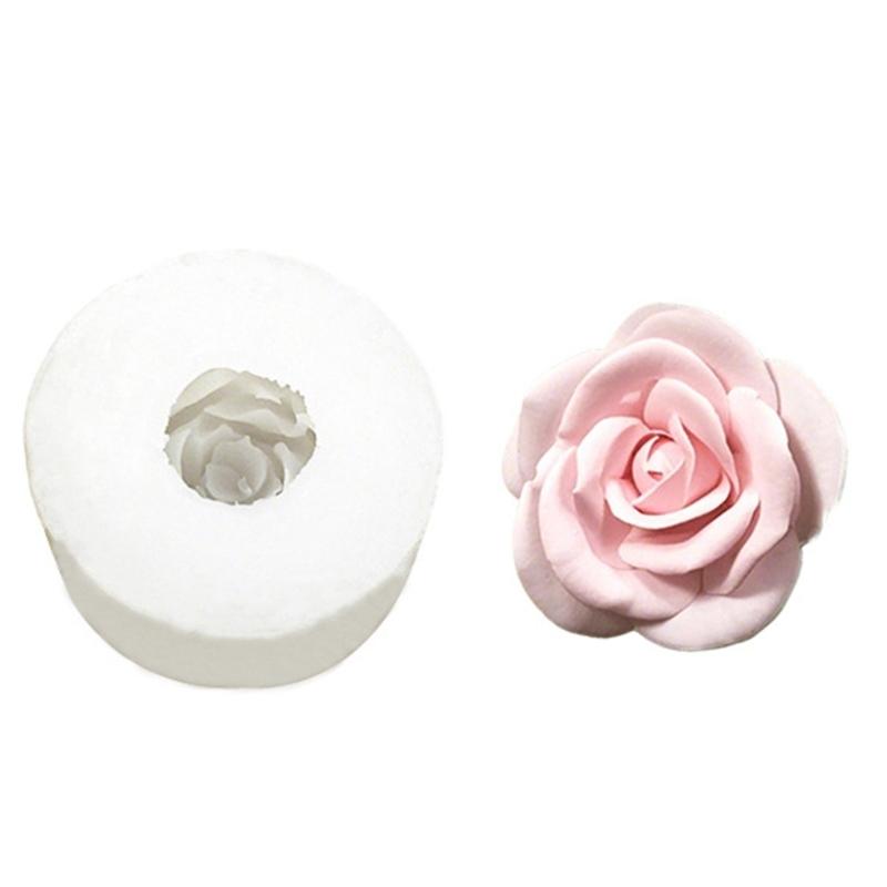 Valentines Rose Scented Candle Silicone Mould Food Safe Reusable for Romance Craft and Home Decoration