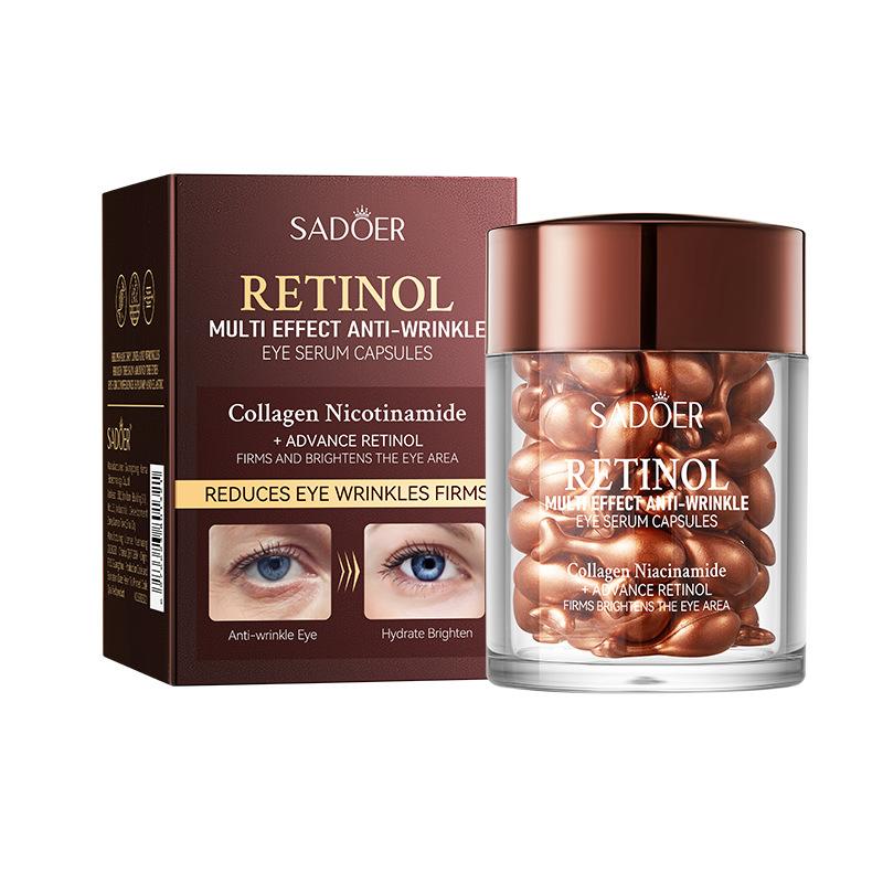 

Sadoer Retinol Eye Serum For Eyes Skincare Anti Dark Circles Moisturizing Firming Nourishing Eye Cream Skin Care Products 1pcs