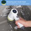 Cordless Cleaning Brush Rechargeable Quick Charging Electric Spin Scrubber with 360-Degree