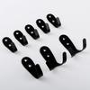 Jinrui Stainless Steel Black Bathroom Hook for Coats and Hats