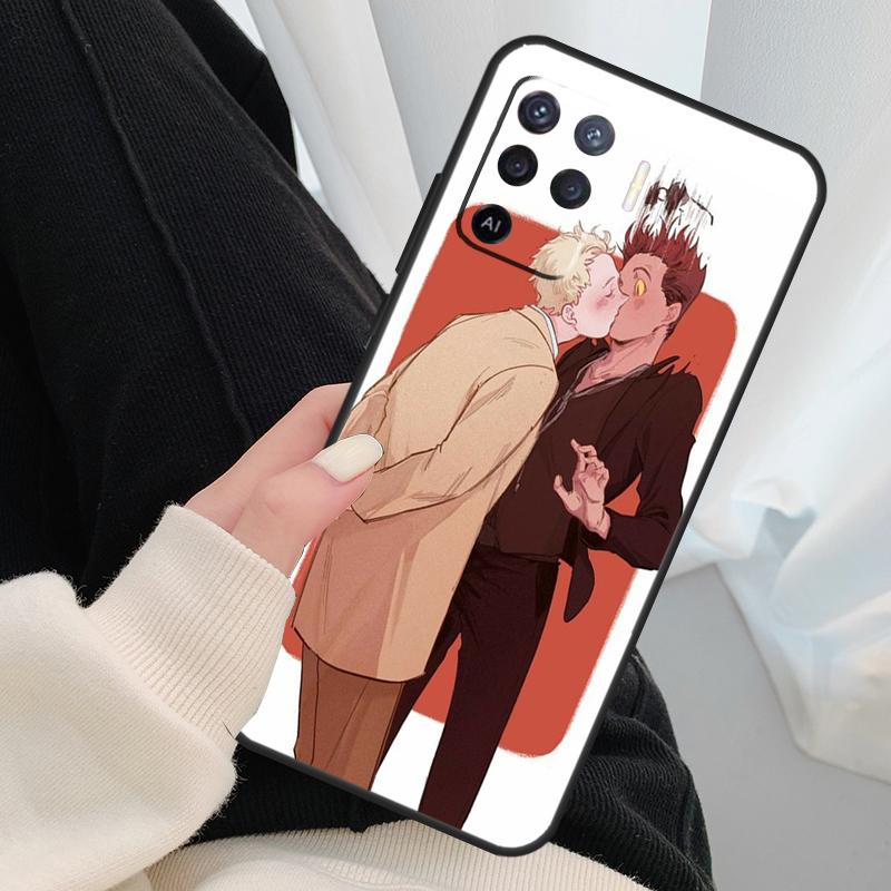 Good Omens Case For Oppo A40 A60 A80 A5 Pro A15 A16 A17 A57 A77 A94 A74 A54 A76 A96 A18 A38 A58 A78 A98