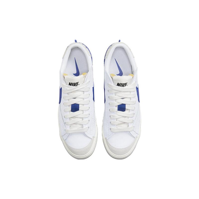 Nike Blazer Low 77 Jumbo White Old Royal Sneakers Skateboard Shoes DQ8768-100