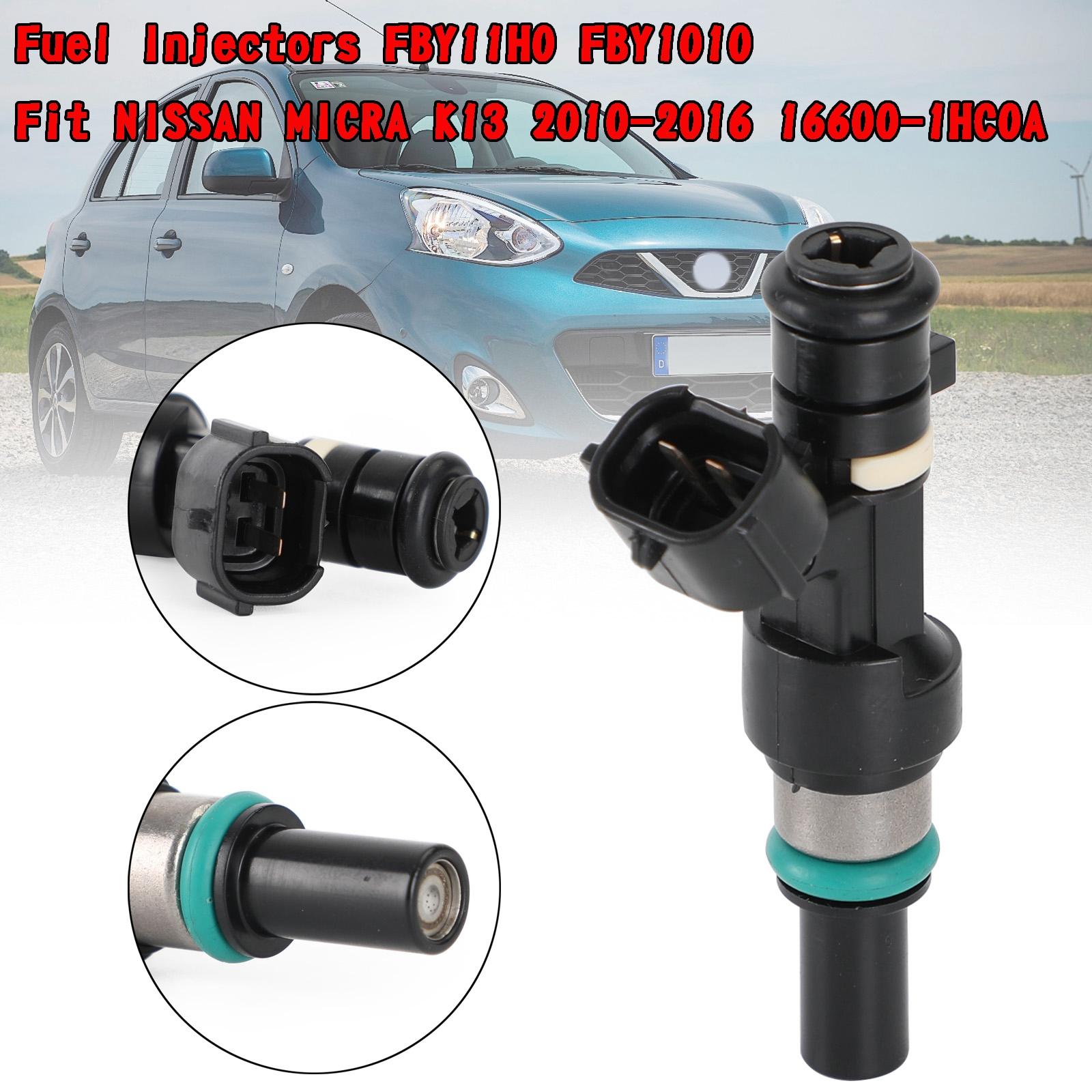 

1 шт. Топливные форсунки FBY11H0 FBY1010 Подходят для NISSAN MICRA K13 2010-2016 16600-1HC0A