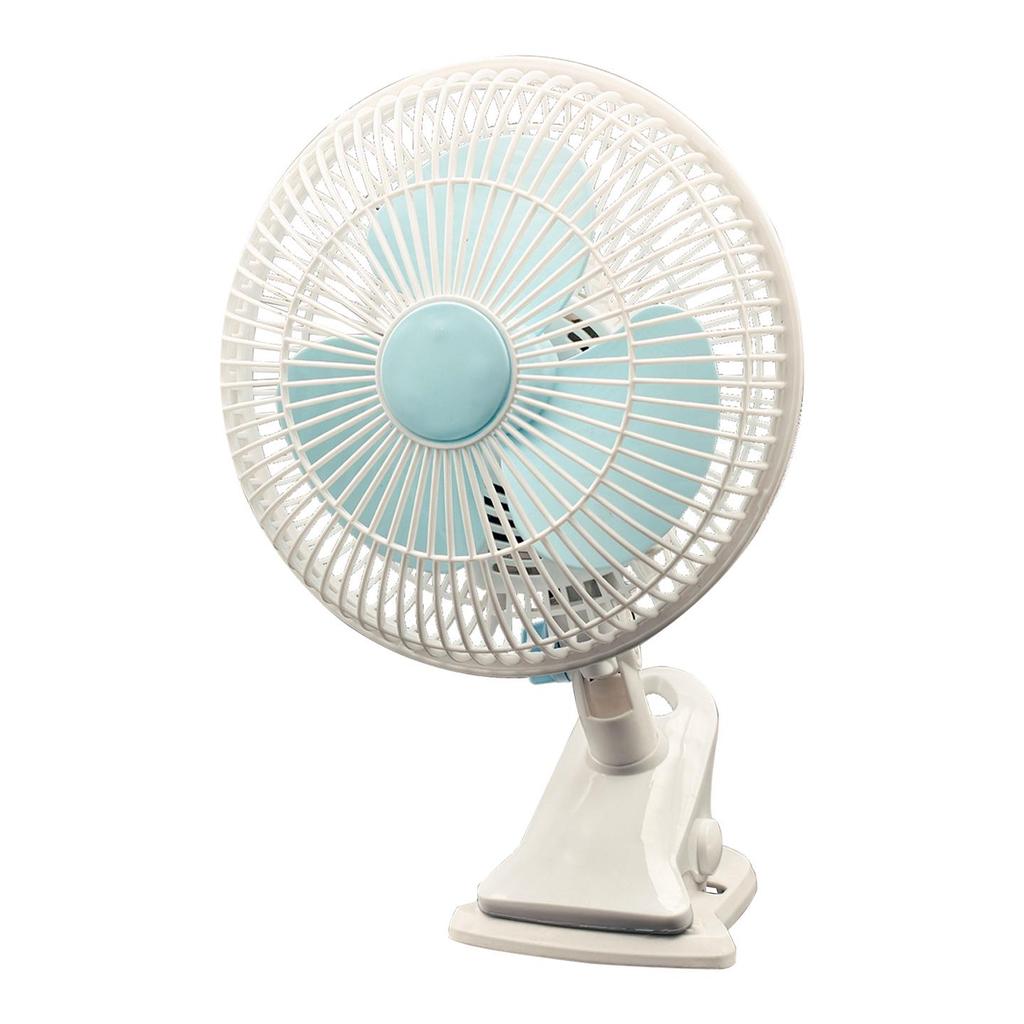 Portable Oscillating Clip Fan for Dormitory or Office