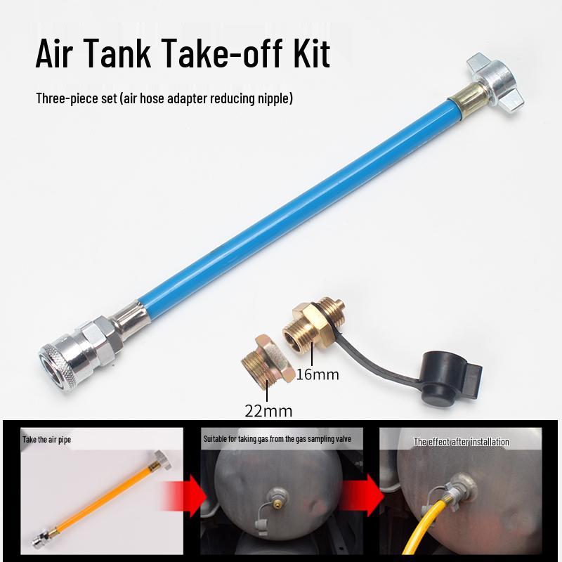 Extended High-Pressure Pneumatic Air Blower & Dusting Gun Tool