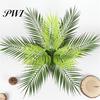 1 bouquet di plastica artificiale, ferro, foglia, pianta verde, parete, casa, ufficio, negozio, arredamento