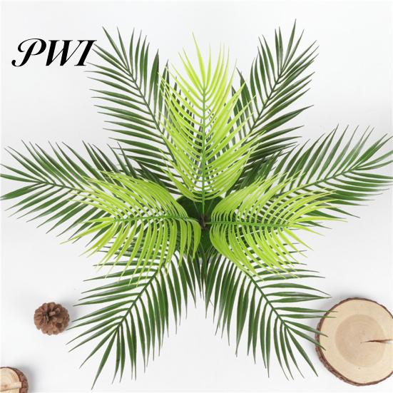 1 bouquet di plastica artificiale, ferro, foglia, pianta verde, parete, casa, ufficio, negozio, arredamento