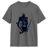 Casual God Of War Kratos Tshirt For Unisex Round Neck Pure Cotton T Shirts Short Sleeve Tees Classic Clothes