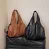 Retro new simple large bag soft leather large capacity shoulder handbag bag women's bag