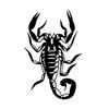 Domineering Dark Men'S Faucet Snakehead Scorpion Tiger Leopard Lion Disposable Temporary Tattoo Sticker