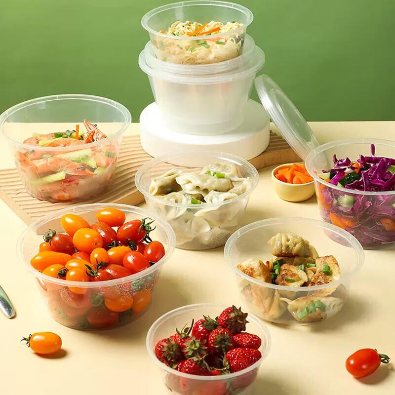 

Bo Yiduo Thickened Round Disposable Food Containers with Lids