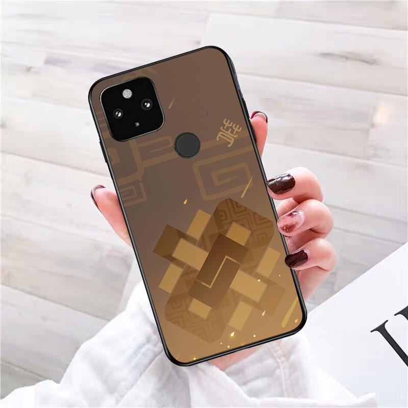 Genshin Impact Namecard Phone Case for Google Pixel 7 Pro 7 6A 6 Pro 5A 4A 3A Pixel 4 XL Pixel 5 6 4 3 XL 3A XL 2 XL