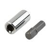 Socket Converter Socket Adapter Set 1/4" Hex Shank To 1/4" Square Driver Power Tool Parts Accessories For Impact Wrench