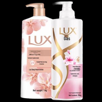 Lux Peach Blossom Scent Shampoo & Shower Gel Set