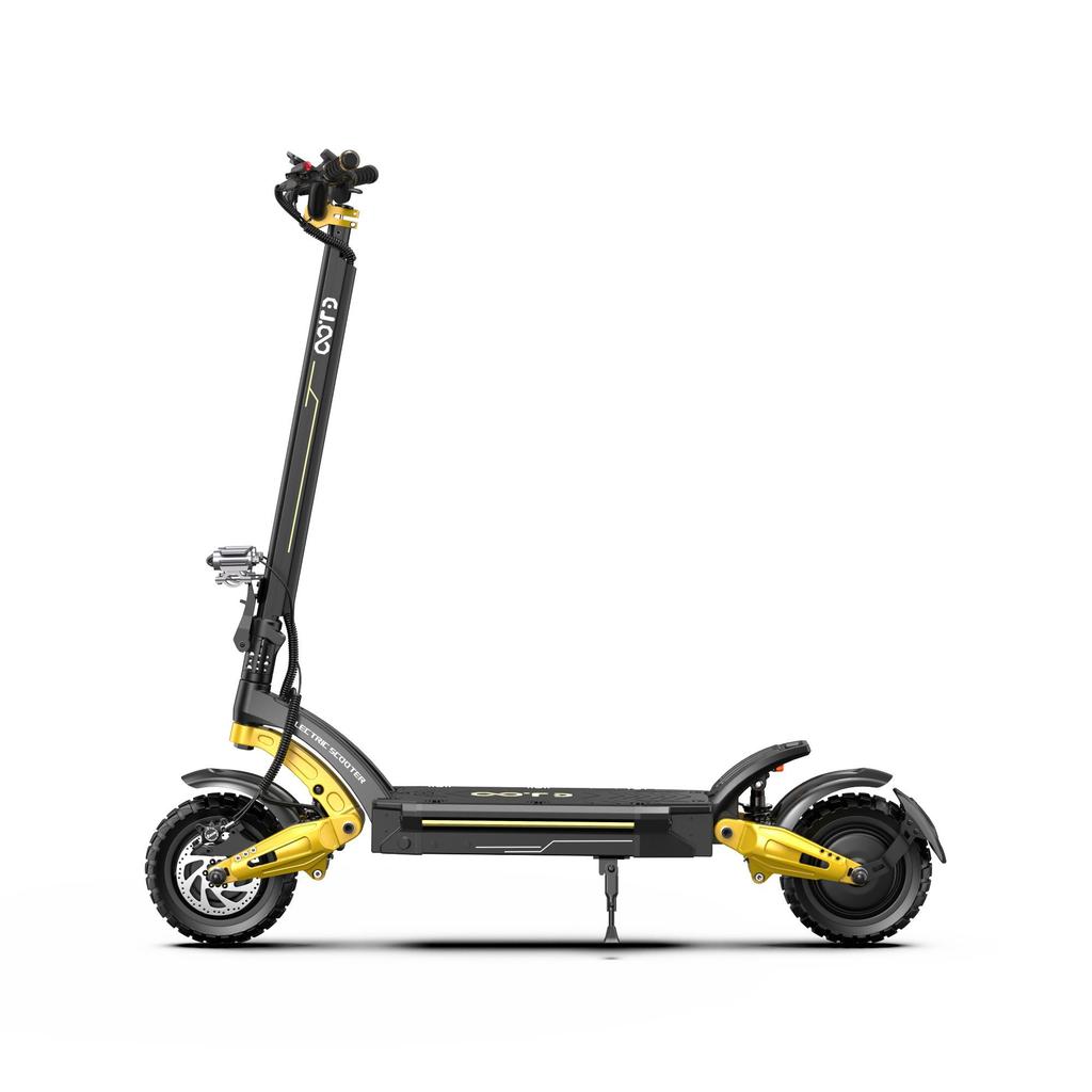 Electric Scooter Foldable OOTD 10" 1200Wx2 Dual Motor 23.4AH Max Range 60Km Load 120Kg Black S30