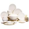 Mod Lanka Premium Embossed Ceramic Dinnerware Set