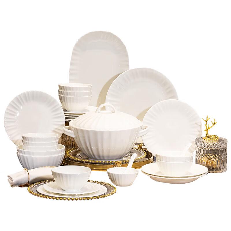 Mod Lanka Premium Embossed Ceramic Dinnerware Set