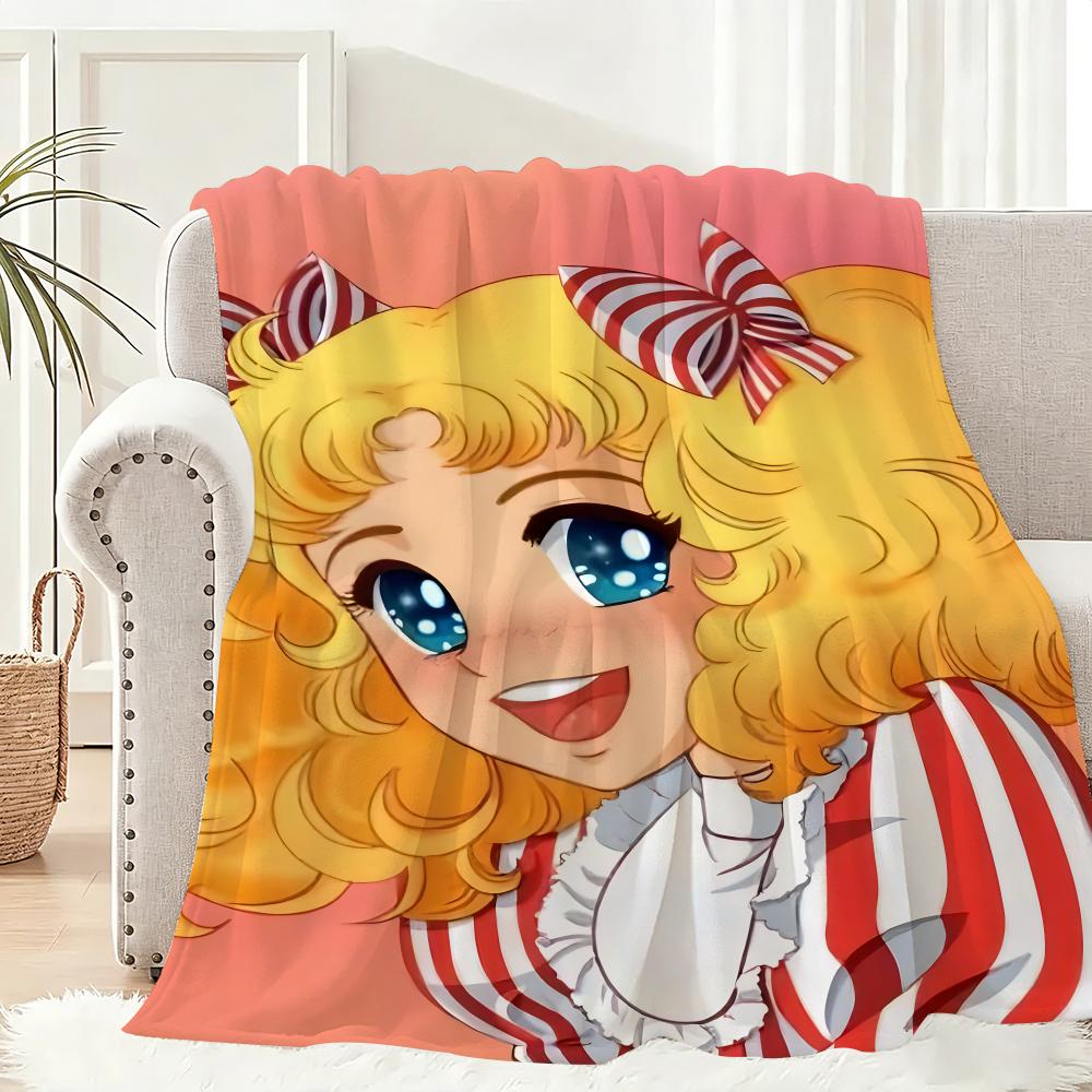 C-Candy Candys Throw Lightweight 240G Flannel Blanket Soft Skin-Friendly For Summer Cooling