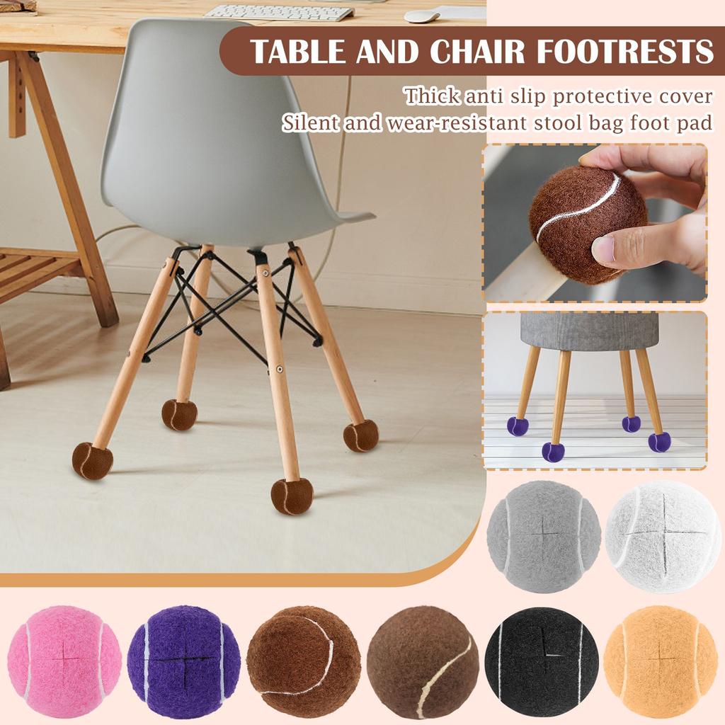 Tennis Style Cross Opening Table And Chair Foot Covers Silent Stool Foot Pads Anti-movement Anti-slip Dining Chair Chair Foot Covers