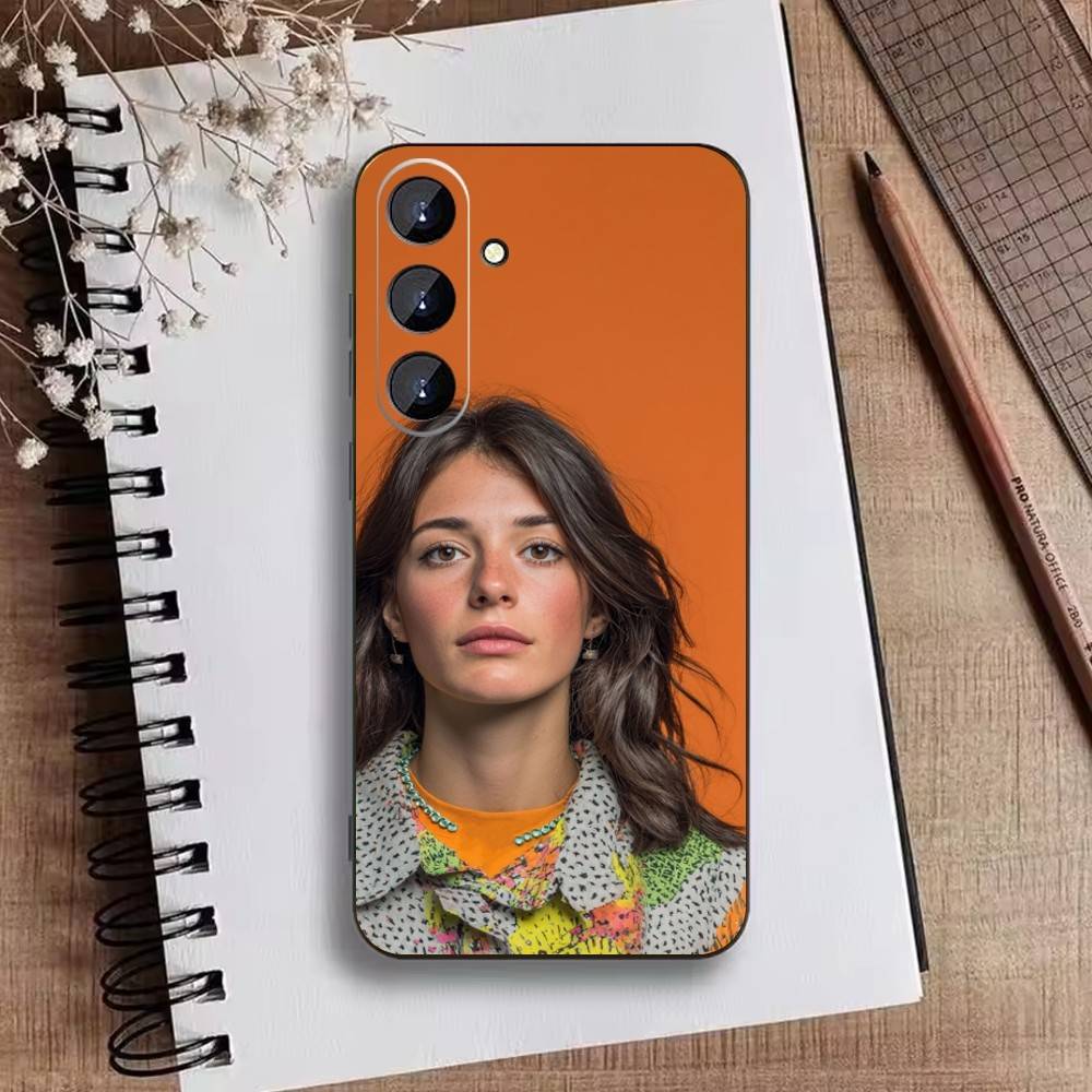 Ella Purnell Phone Case For Samsung Galaxy A73,A72,A71,A70,A52,A51 Others Soft Black Cover