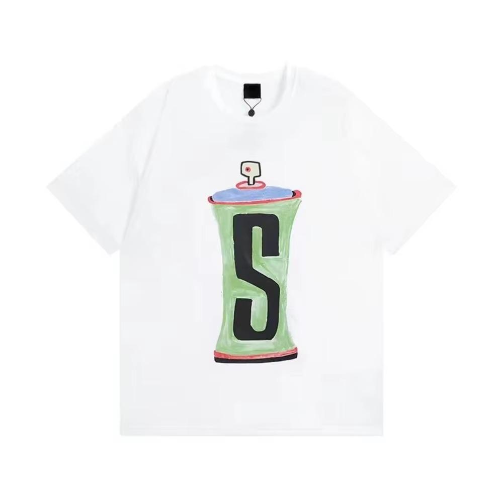 American T-shirt 2024 New Men Women Brand Short Sleeve Tshirt Clothes Designer Tee T Shirt Summer Luxury Tops Y2k Streetwear