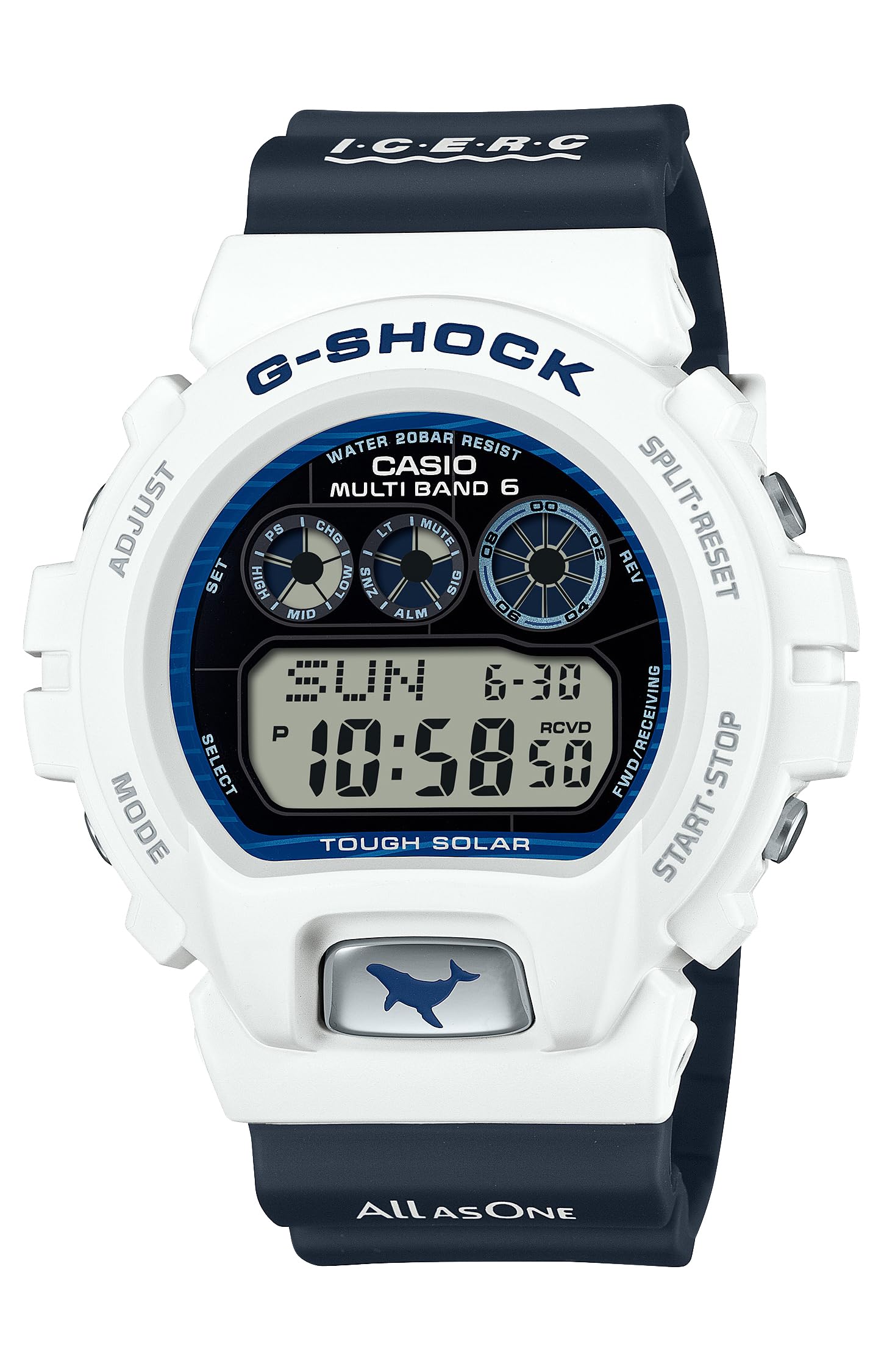 

Часы Casio Sea и модель-коллаборация ICERC Japan Солнечные часы Белые x Темно-синие G-Shock [Любовь к Земле] Радиоуправляемые GW-6905K-7AJR Мужские