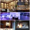LED Cabinet Lamp RGB Color Dimmable Kitchen Counter Remote Control
