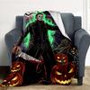 1pc Halloween Michael Myers Outdoor Blanket Lightweight Flannel, Soft & Warm, All Season Use for Sofa, Outdoor, Camping, Living Room, Office, Chair