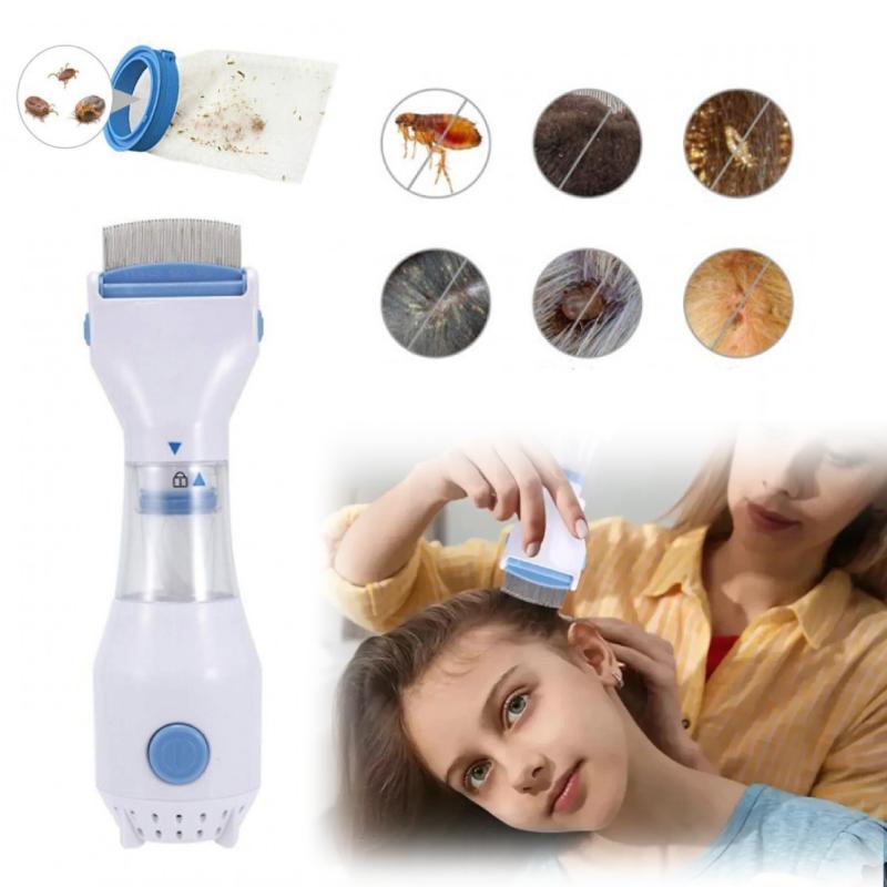 Electric Pet Comb Lice Remover Hair Cleaner Removing Flea Lice Egg Hair Floating