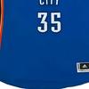Adidas Kevin Durant Thunder Jersey No. 35 Letter Print V-Neck Sleeveless Vest Men Tops Blue A46194