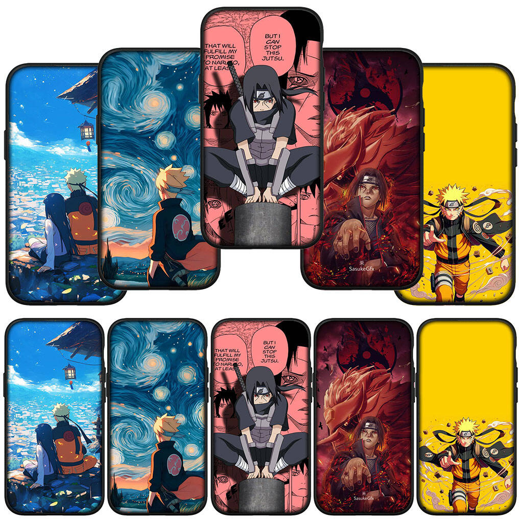for Samsung Galaxy S25 S24 S23 Ultra FE Plus A17 A37 A57 A56 A55 A06 A16 A15 A36 A26 A35 A05 A25 A54 A34 Phone Case Anime Uchiha Sasuke Naruto Cover