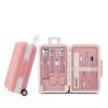 12 Stück/Set Maniküre-Set Nagelknipser Pediküre-Sets Hochwertiger Edelstahl Professionelle Nagelknipser Werkzeuge mit Reiseetui