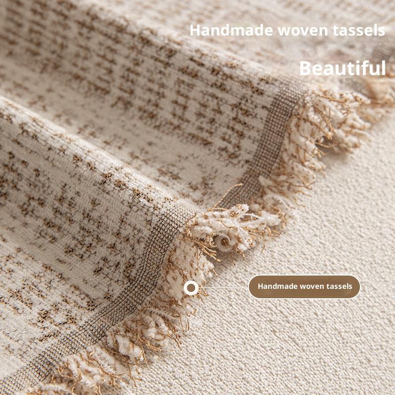 Thick Chenille Sofa Cover Waterproof Cat Resistant One Piece Design with Elegant Stitch for 2/3/4 Seater