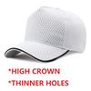Letní síťovaná baseballová čepice Big Head Plus Size pro muže a ženy, truckerka, prodyšná, nastavitelná, pro venkovní sporty, běh