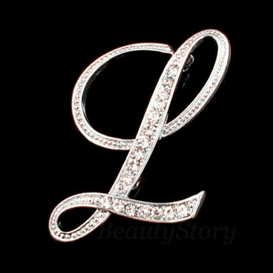 Versatile Rhinestone Alphabet Brooch: Men's Metal Lapel Pin Badge