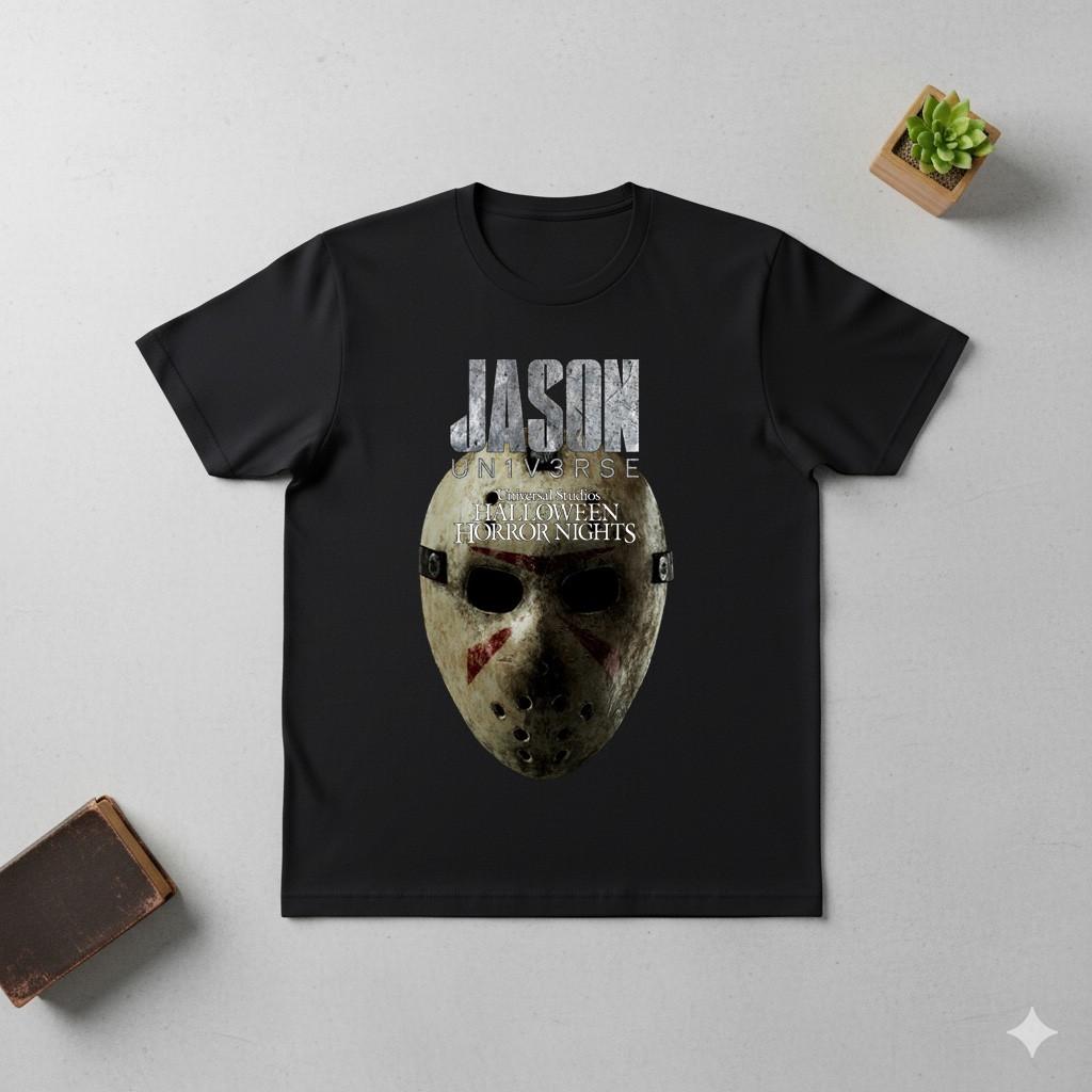 Jason Voorhees Universe T-shirt, Friday the 13th Horror Movie Fan Tee, Halloween