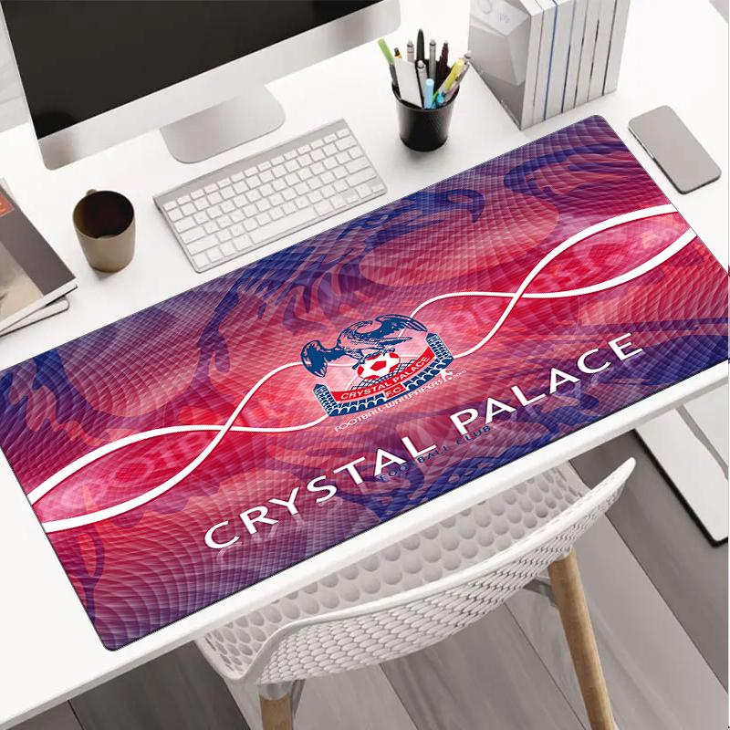 Crystal Palace Crest Design Mouse Pad, Gaming Mouse Pad, Keyboard Pad, Desk Decor for Computer Notebook Fan Gift Birthday Gift