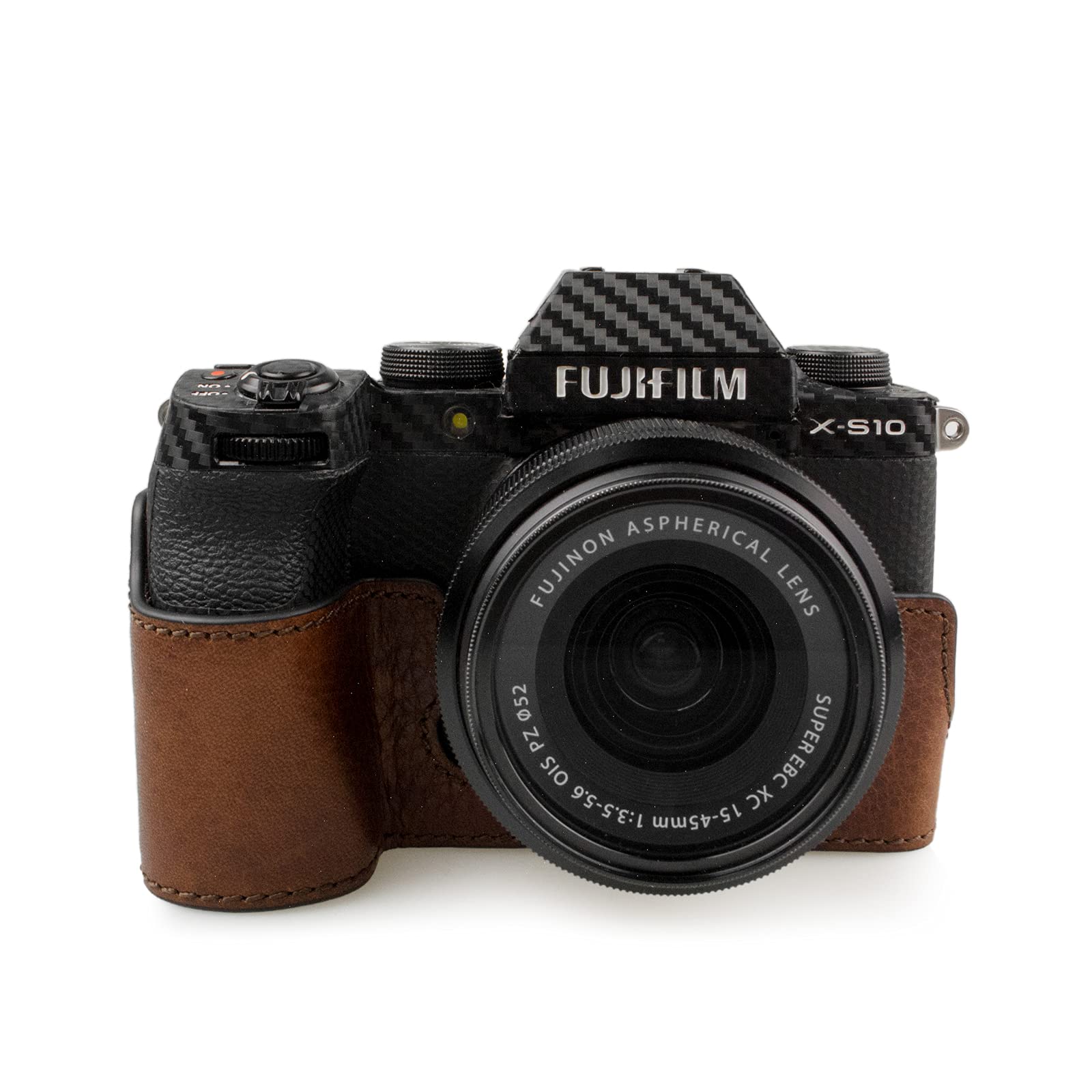 

kinokoo FUJIFILM XS10 Digital Camera Case, XS10 Body Case, XS10 Camera Case, Genuine Leather (Brown)