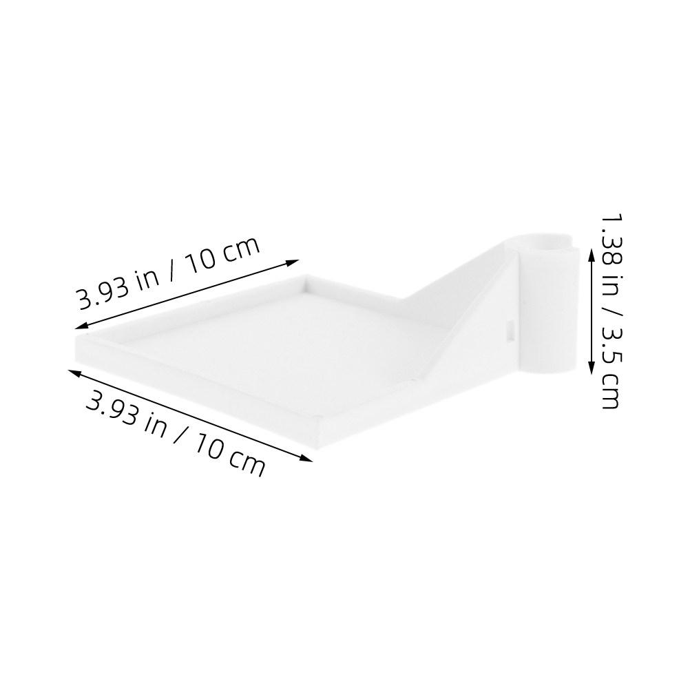 

Grow Tent Corner Bracket Heavy Duty Stable Pole Shelf for Grow Tent Planting Equipment Storage Rack Accessories белый
