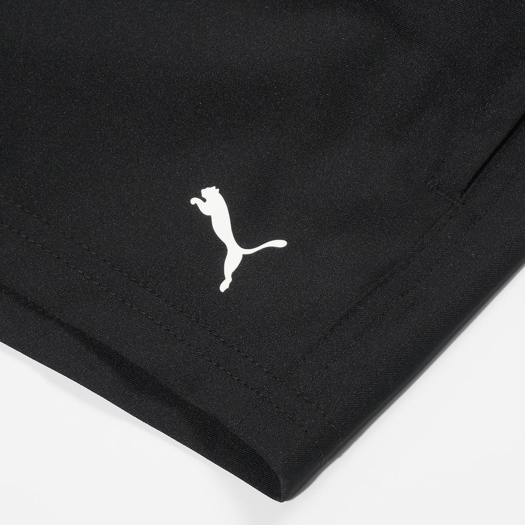 Puma Letter Logo Comfortable Elastic Waist Flat Angle Sports Training Swim Shorts Men Swim Shorts Black 100003230-200