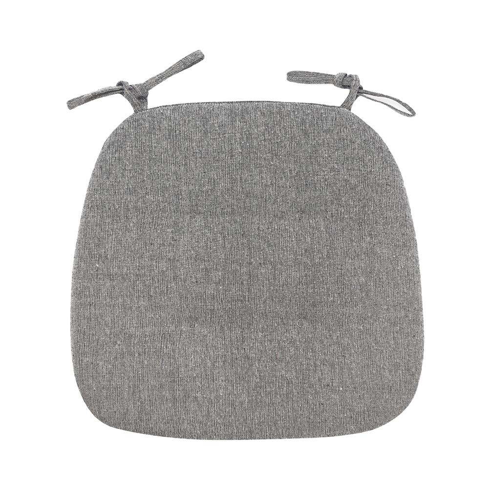 Summer Dining Chair Cushion Thickened Cotton Linen Breathable Cushion Student Horseshoe-shaped Chair Cushion Home Supplies