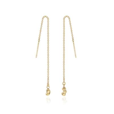 YENA BY YENA [Silver] Sandy Wind Drop Earrings E082