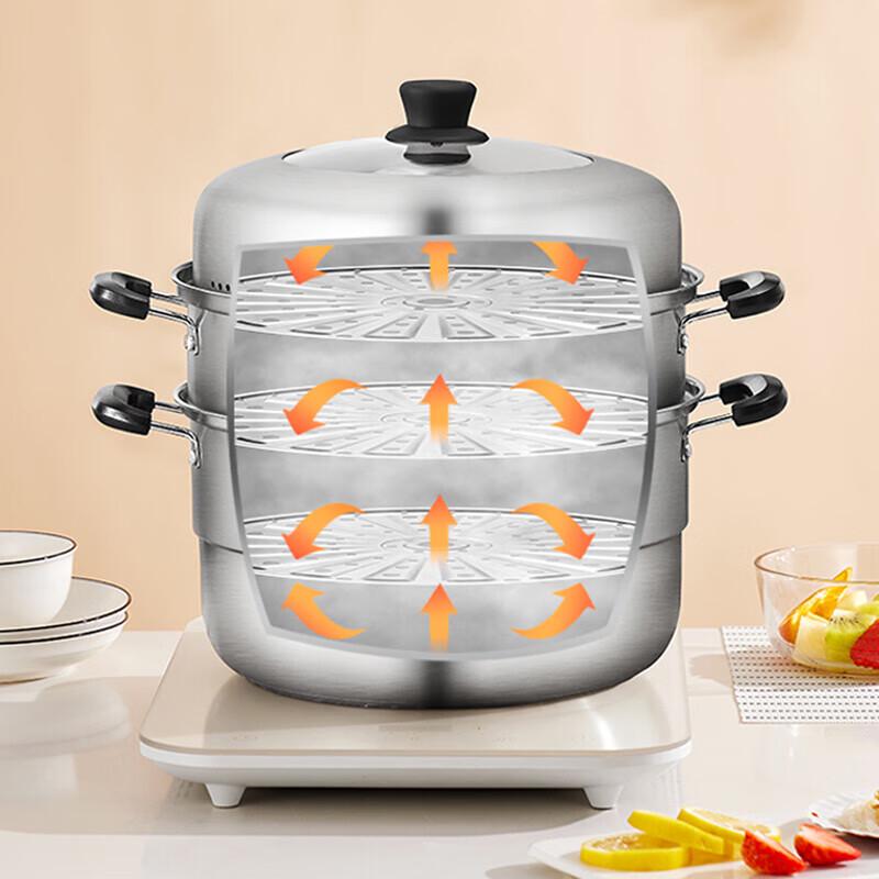 Joyoung 26cm 3-Layer Induction Steamer Pot