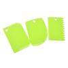 Silicone World 3PCS/Set Dough Cake Cutter Slicer Spatula for Cake Cream Scraper Pasty Cutters Scraper DIY Cake Decorating Tools