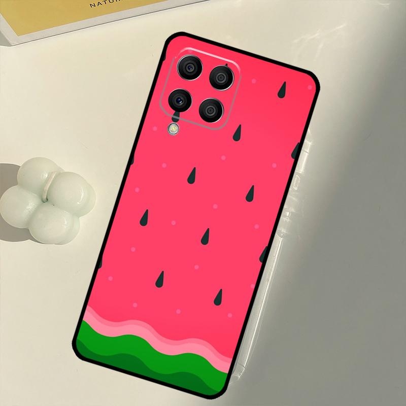 Schattige Zomer Fruit Watermeloen Voor Samsung Galaxy M15 M35 M21 M16 M06 M33 M13 M53 M11 M31 M55 M14 M34 M54 M12 M32 M52 Hoesje